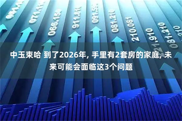 中玉束哈 到了2026年, 手里有2套房的家庭, 未来可能会面临这3个问题